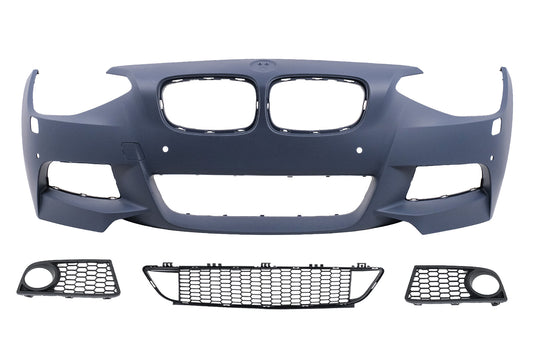 Stoßstange Frontstoßstange für BMW 1er F20 F21 2011–08.2014 M-Technik Design Unterer Gitter Carpartstuning Austria