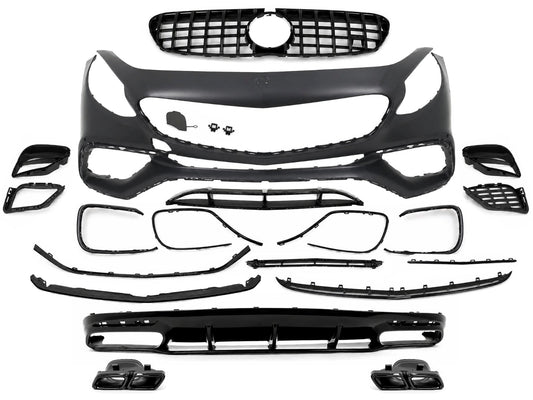 BodyKit für Mercedes S Coupe C217 Sport Line 15-21 Kühlergrill Diffusor Endrohre Carpartstuning Austria