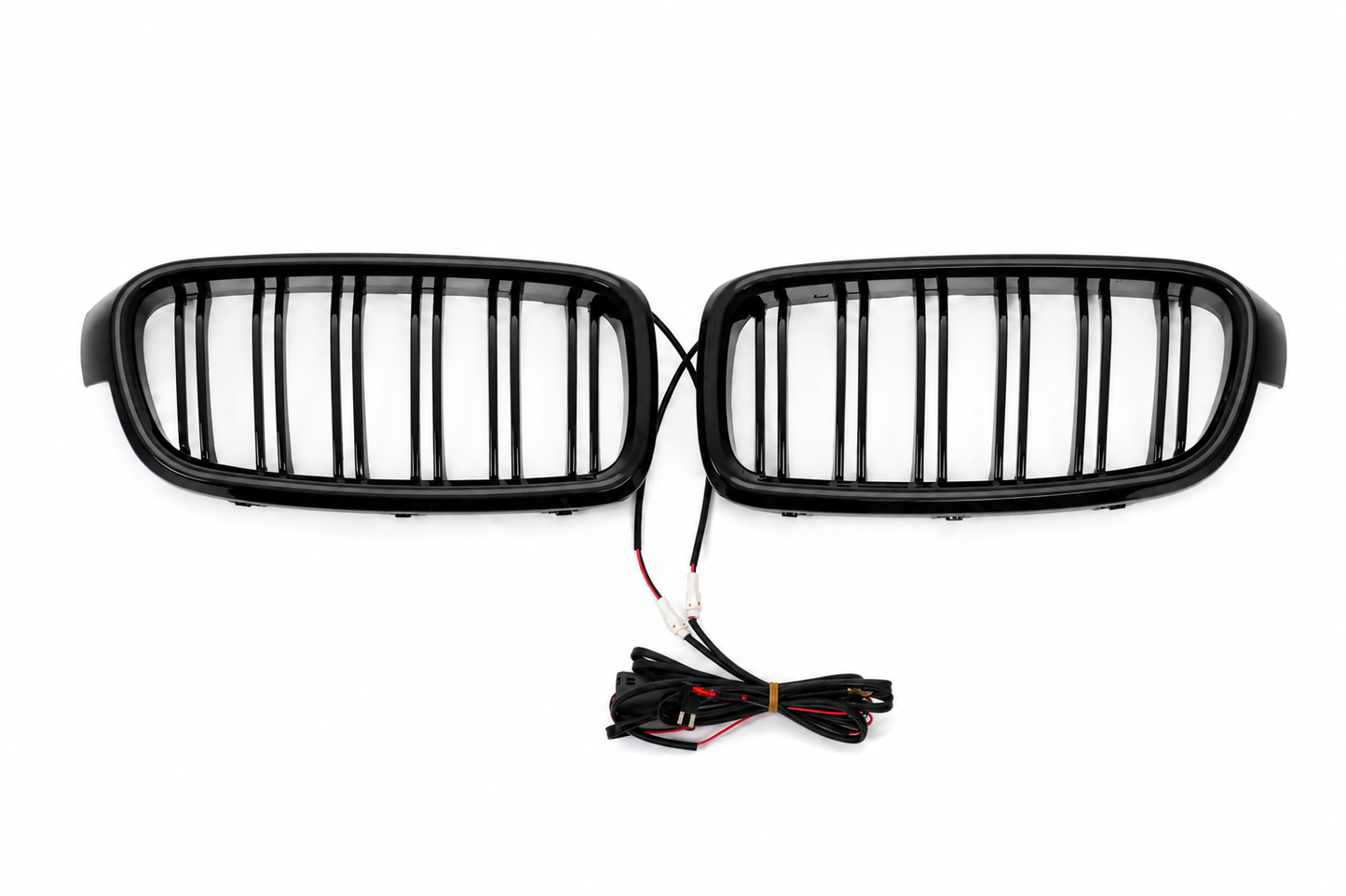 Kühlergrill Beleuchtete Nieren Grills mit LED für BMW 3er F30 F31 2011–2019 Doppelstreifen Carpartstuning Austria