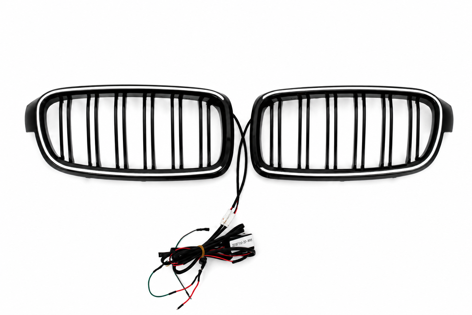 Kühlergrill Beleuchtete Nieren Grills mit LED für BMW 3er F30 F31 2011–2019 Doppelstreifen Carpartstuning Austria