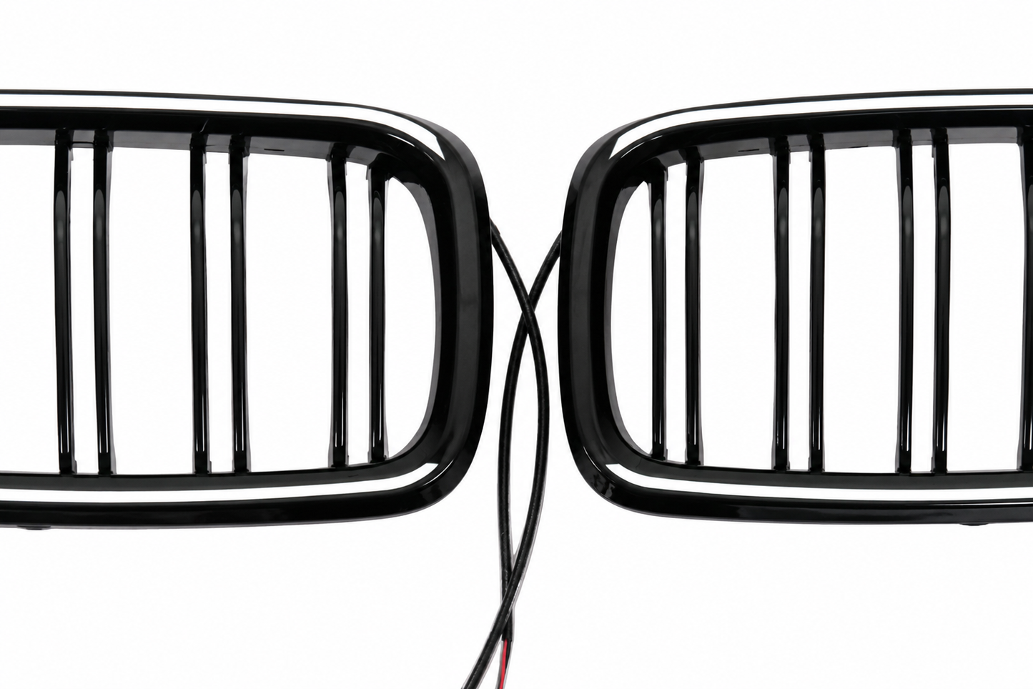 Kühlergrill Beleuchtete Nieren Grills mit LED für BMW 3er F30 F31 2011–2019 Doppelstreifen Carpartstuning Austria