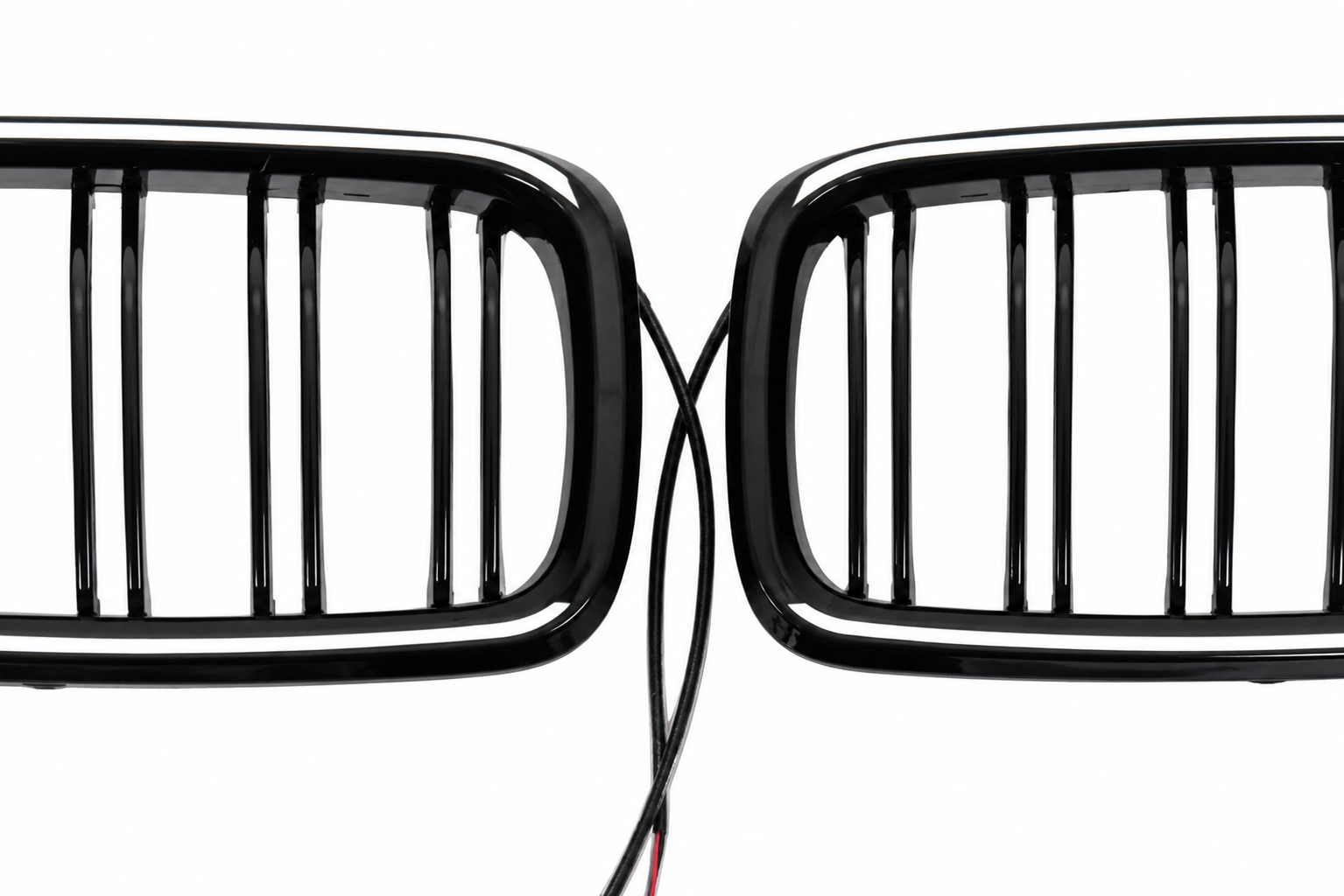 Kühlergrill Beleuchtete Nieren Grills mit LED für BMW 3er F30 F31 2011–2019 Doppelstreifen Carpartstuning Austria
