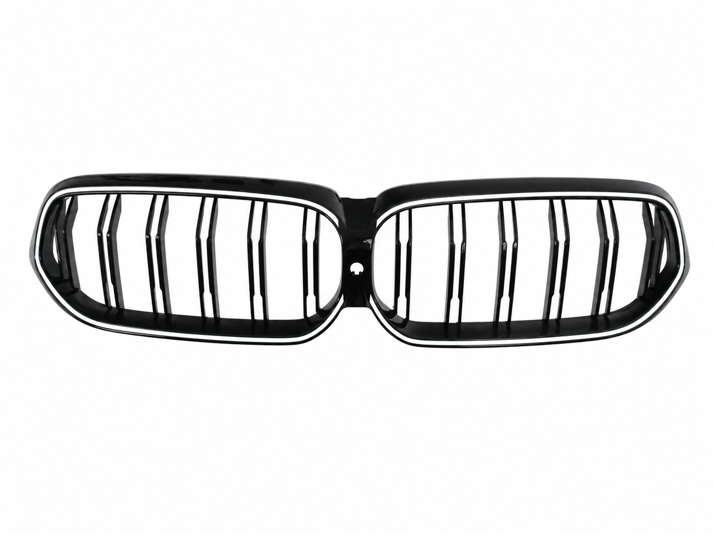 Kühlergrill Beleuchtete Nieren Grills mit LED für BMW 6 Series G32 GT LCI 2020-2023 Doppelstreifen Carpartstuning Austria