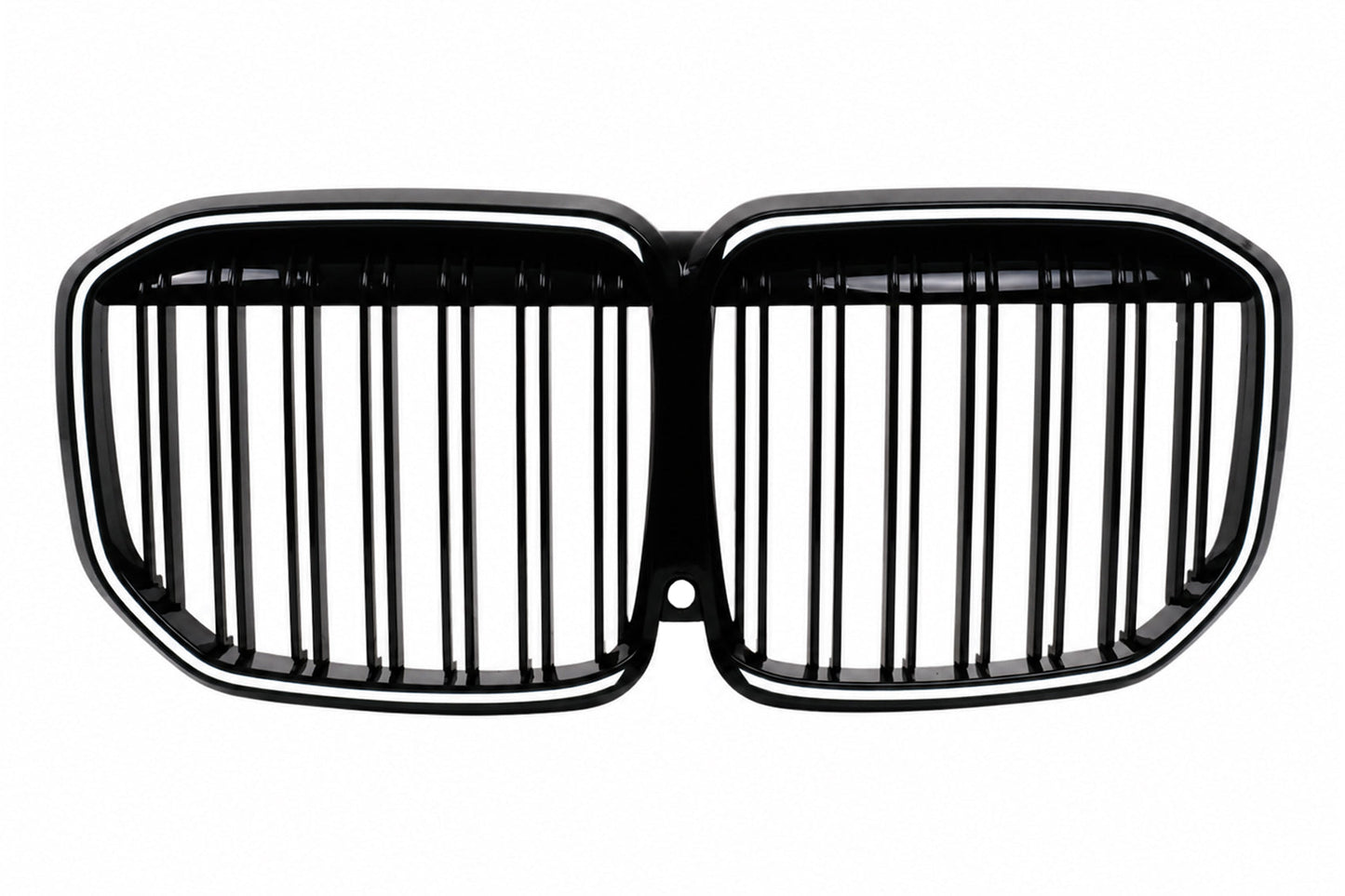 Kühlergrill Beleuchtete Nieren Grills mit LED für BMW X7 G07 (2018-2022) Doppelstreifen Carpartstuning Austria