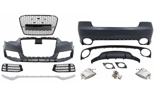 Bodykit für Audi A5 8T Facelift Coupé Cabrio (2013–2016) Stoßfängergrill im RS5-Design Carpartstuning Austria