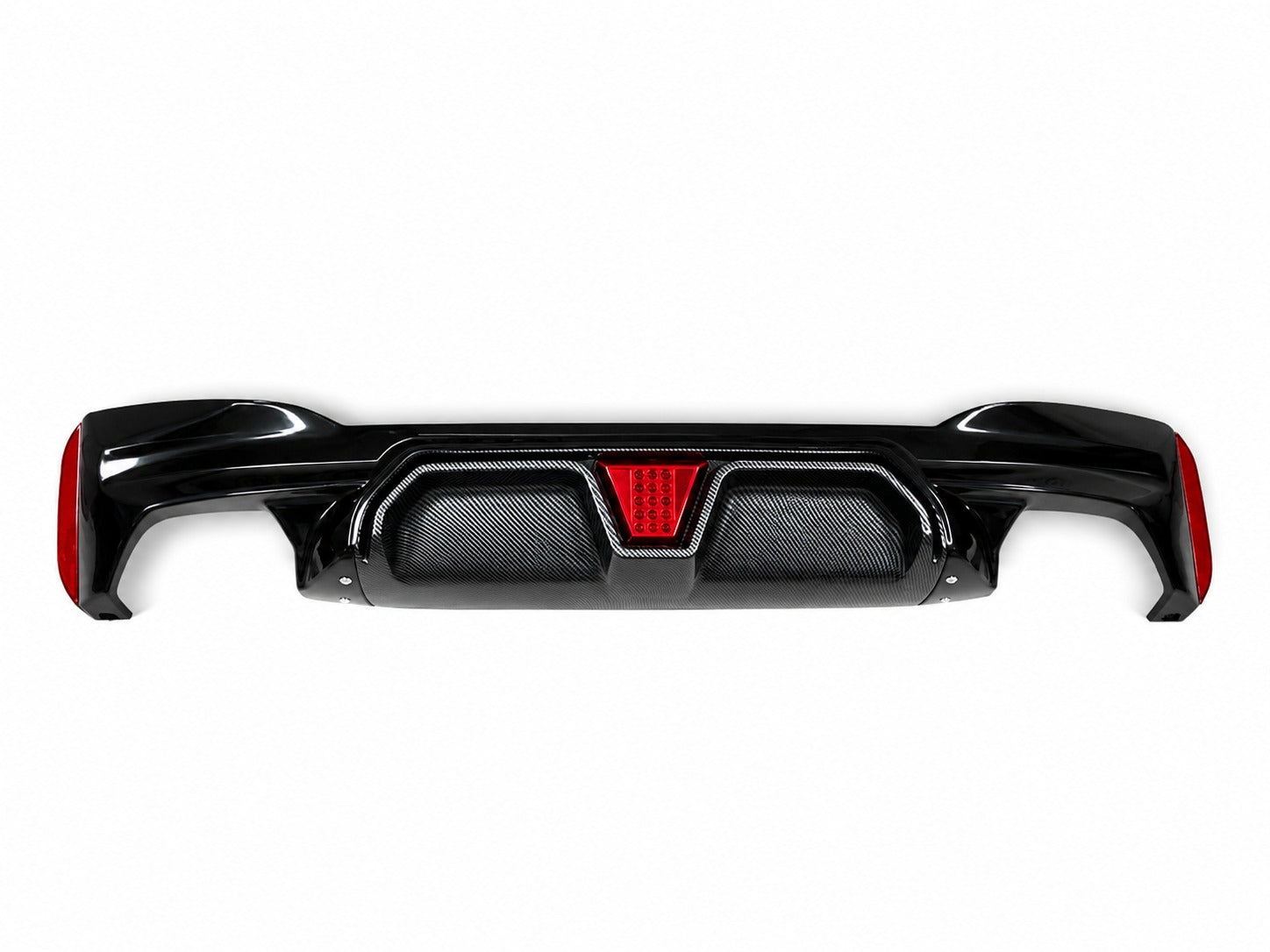 LED Stoßfänger Diffusor für BMW 5 G30 G31 Limo Touring 17-2024 M5 Look Schwarz Carpartstuning Austria