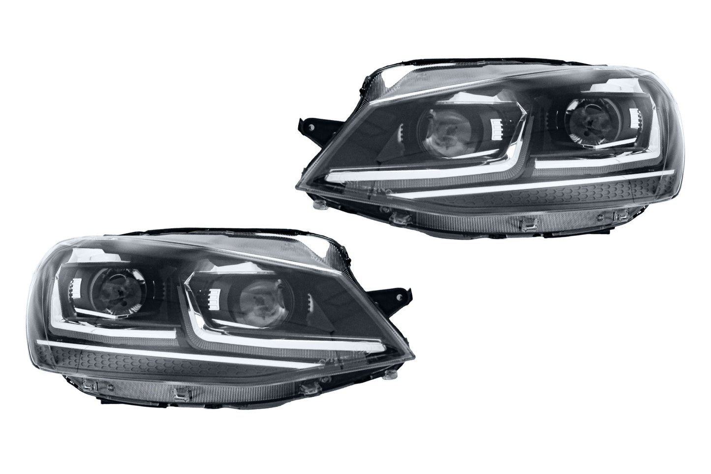 LED TFL Tagfahrlicht Scheinwerfer für VW Golf 7 VII 2012–2017 Halogen Statisches Blinklicht Carpartstuning Austria