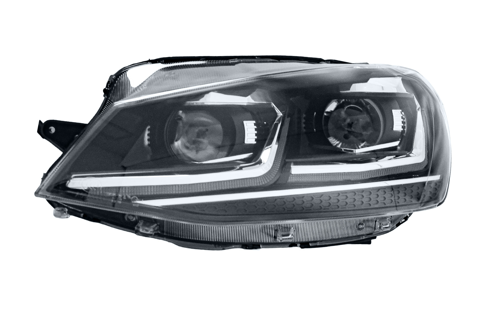 LED TFL Tagfahrlicht Scheinwerfer für VW Golf 7 VII 2012–2017 Halogen Statisches Blinklicht Carpartstuning Austria
