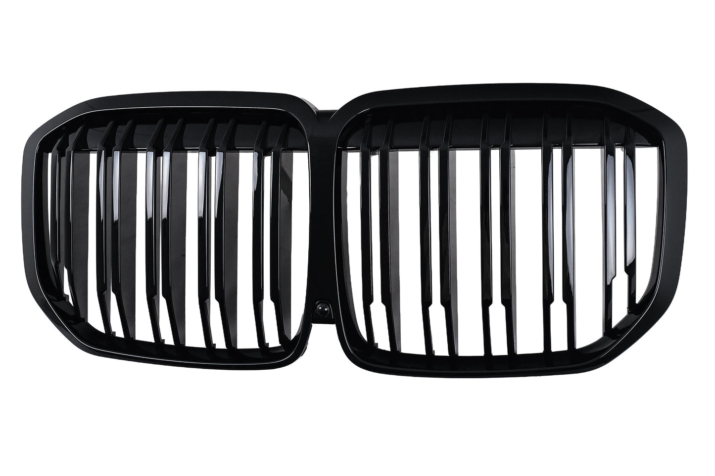 Kühlergrill Gitter Nieren Nierengitter für BMW X7 G07 2018–2022 Doppelstreifen M-Design Schwarz Carpartstuning Austria