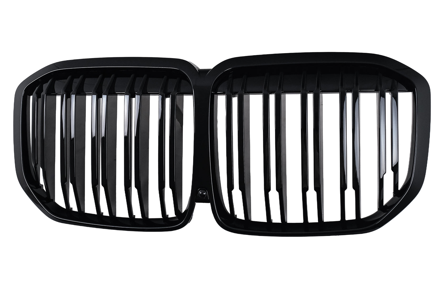 Kühlergrill Gitter Nieren Nierengitter für BMW X7 G07 2018–2022 Doppelstreifen M-Design Schwarz Carpartstuning Austria