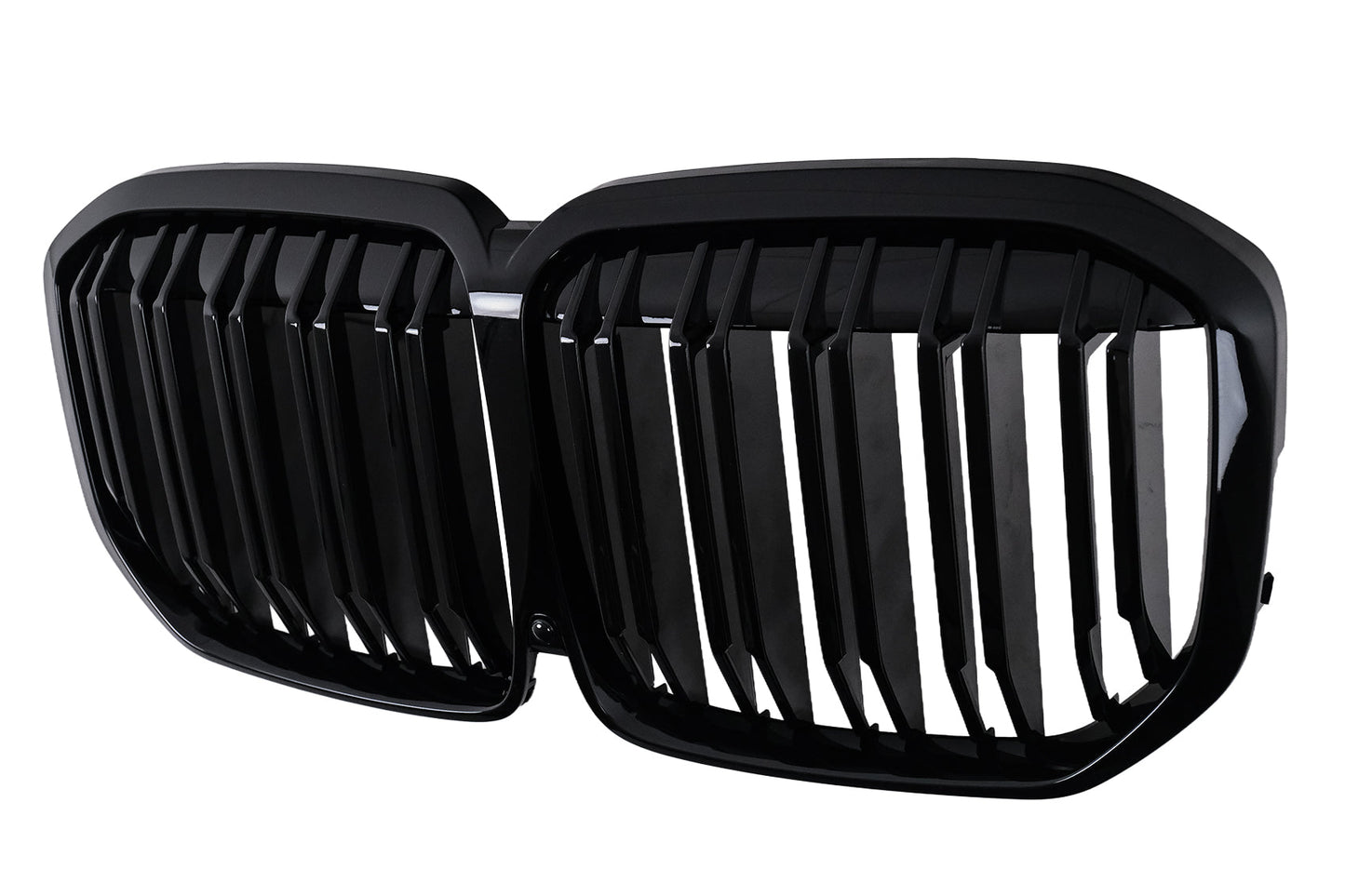 Kühlergrill Gitter Nieren Nierengitter für BMW X7 G07 2018–2022 Doppelstreifen M-Design Schwarz Carpartstuning Austria