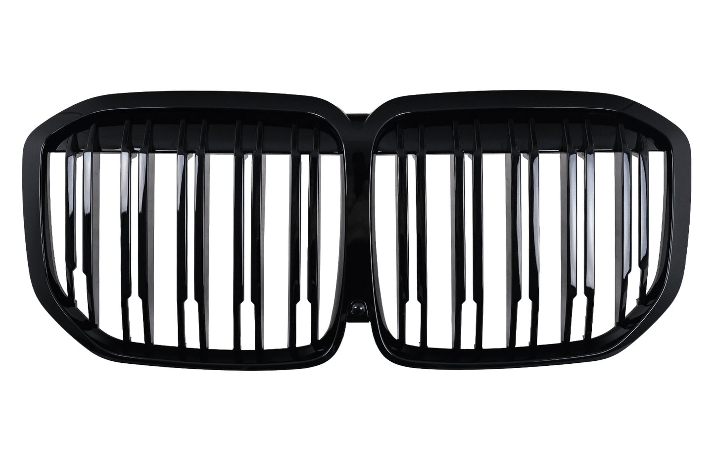Kühlergrill Gitter Nieren Nierengitter für BMW X7 G07 2018–2022 Doppelstreifen M-Design Schwarz Carpartstuning Austria