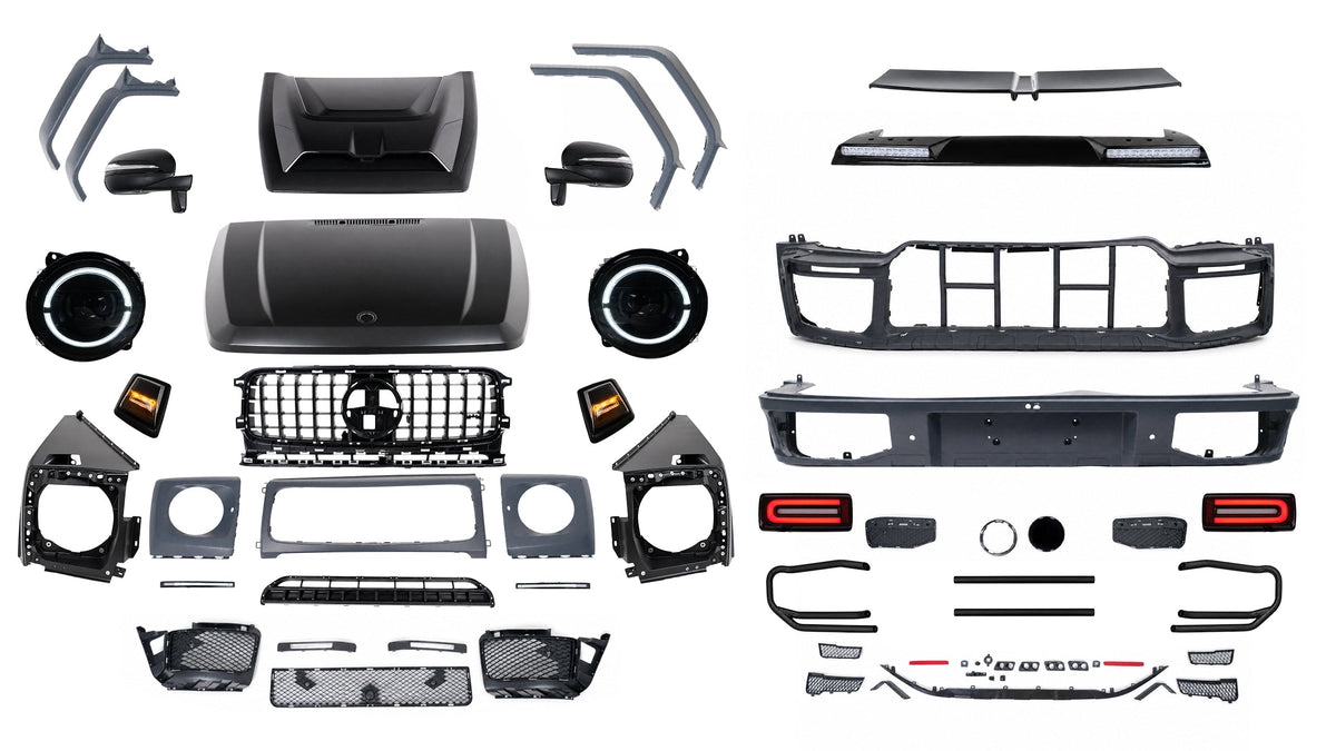 Bodykit für Mercedes G-Klasse W463 (08–17) – Umbau auf 2025 G63-Design Carpartstuning Austria