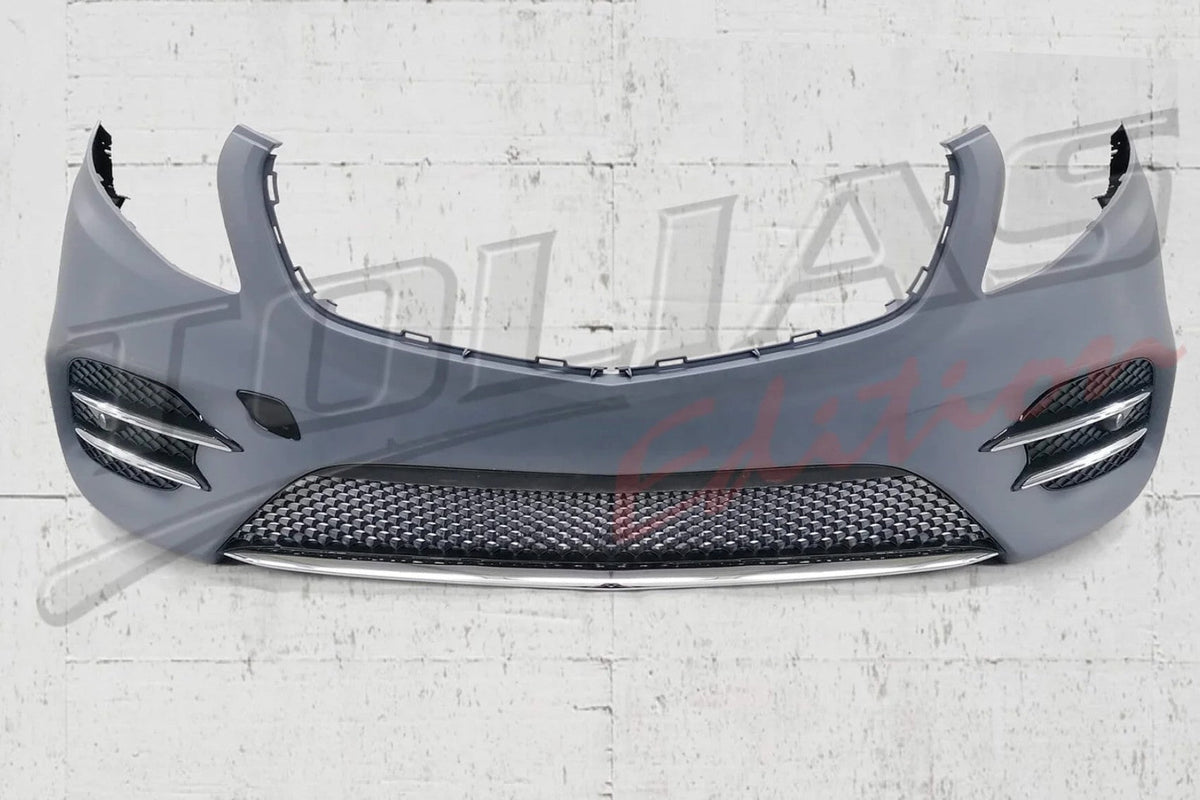 Stoßstange für Mercedes V-Klasse W447 2014–2019 Sport Line Design unterer Gitter Carpartstuning Austria