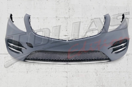 Stoßstange für Mercedes V-Klasse W447 2014–2019 Sport Line Design unterer Gitter Carpartstuning Austria