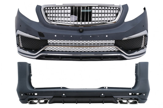 Bodykit für Mercedes V-Klasse W447 2014-03.2019 Luxusdesign Stoßstange Kühlergrill PDC Carpartstuning Austria