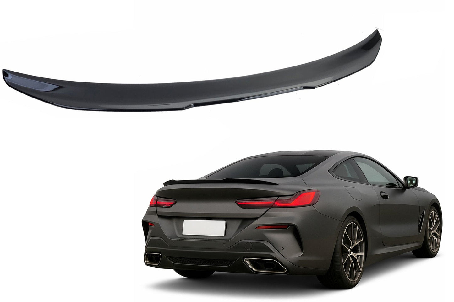 Spoiler Flügel Heckspoiler für BMW 8er G15 Coupé 2018–2026 Glänzend Schwarz Carpartstuning Austria