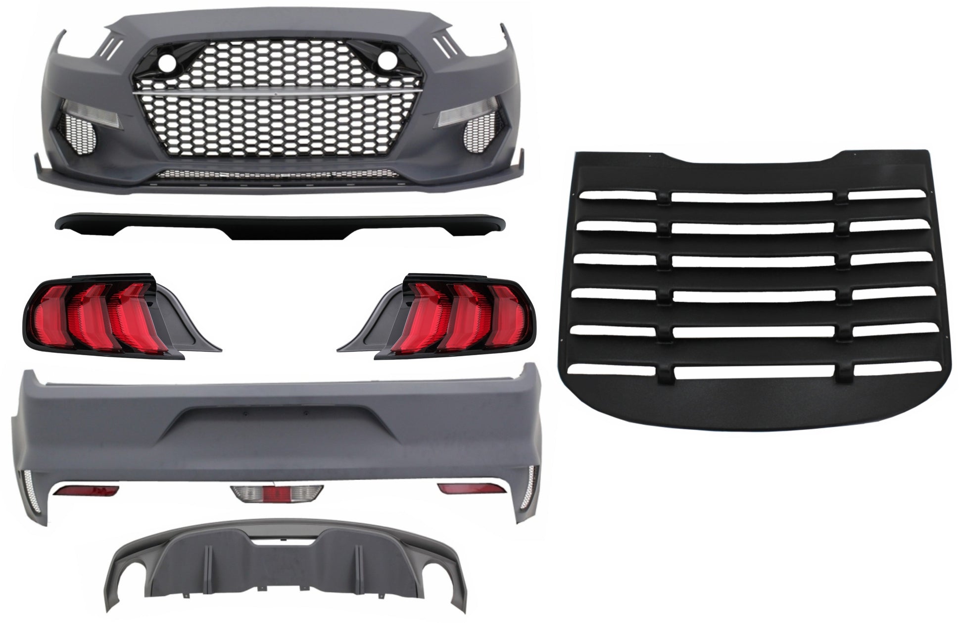 Bodykit für Ford Mustang Mk6 VI Sechste Generation 15-17 Rocket Style Carpartstuning Austria
