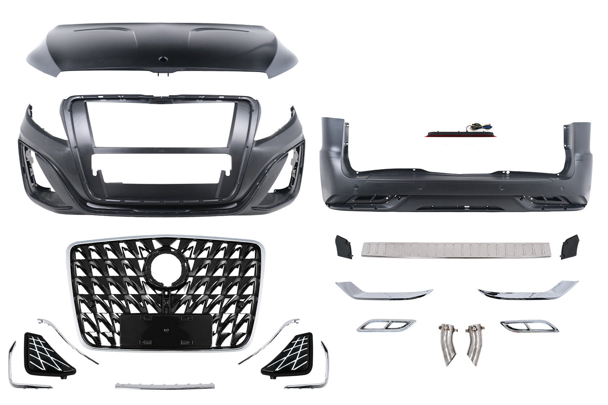 Body Kit für Mercedes V-Klasse W447 Vito W448 2014 Dragon -LED-Kühlergrill Stoßstange Carpartstuning Austria
