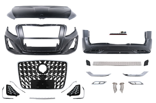 Body Kit für Mercedes V-Klasse W447 Vito W448 2014 Dragon -LED-Kühlergrill Stoßstange Carpartstuning Austria