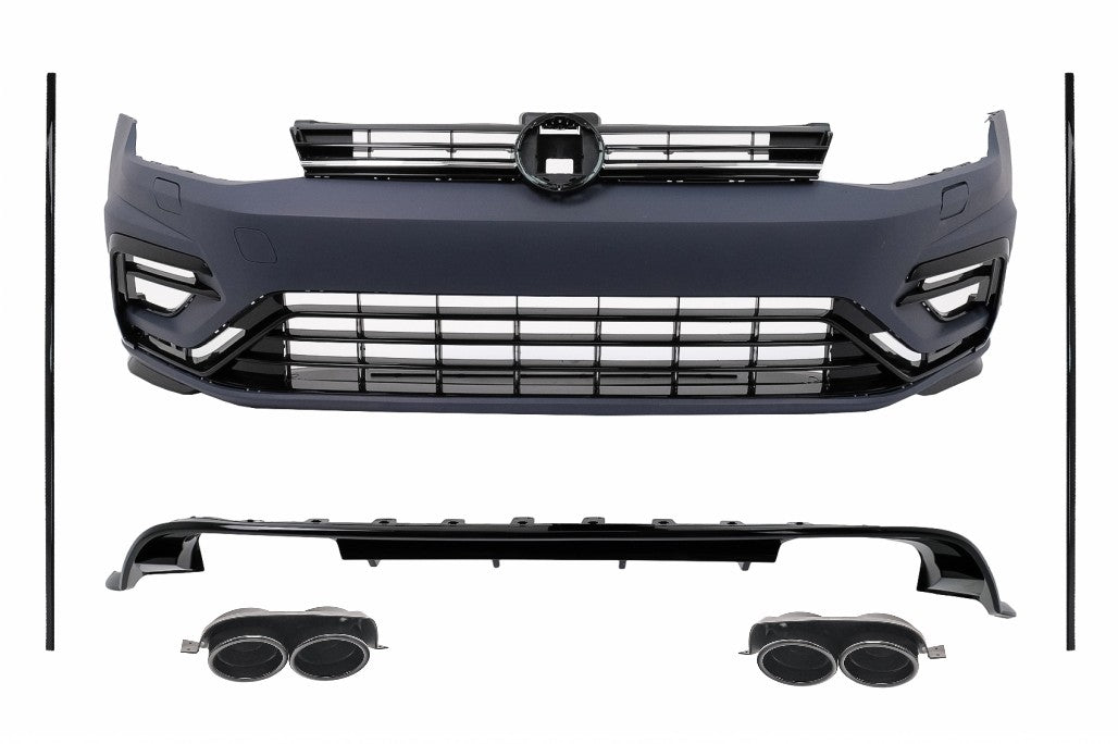 Bodykit für VW Golf 7.5 Facelift Hatchback 17-20 R Design Stoßstange Kühlergrill Seitenschweller Carpartstuning Austria
