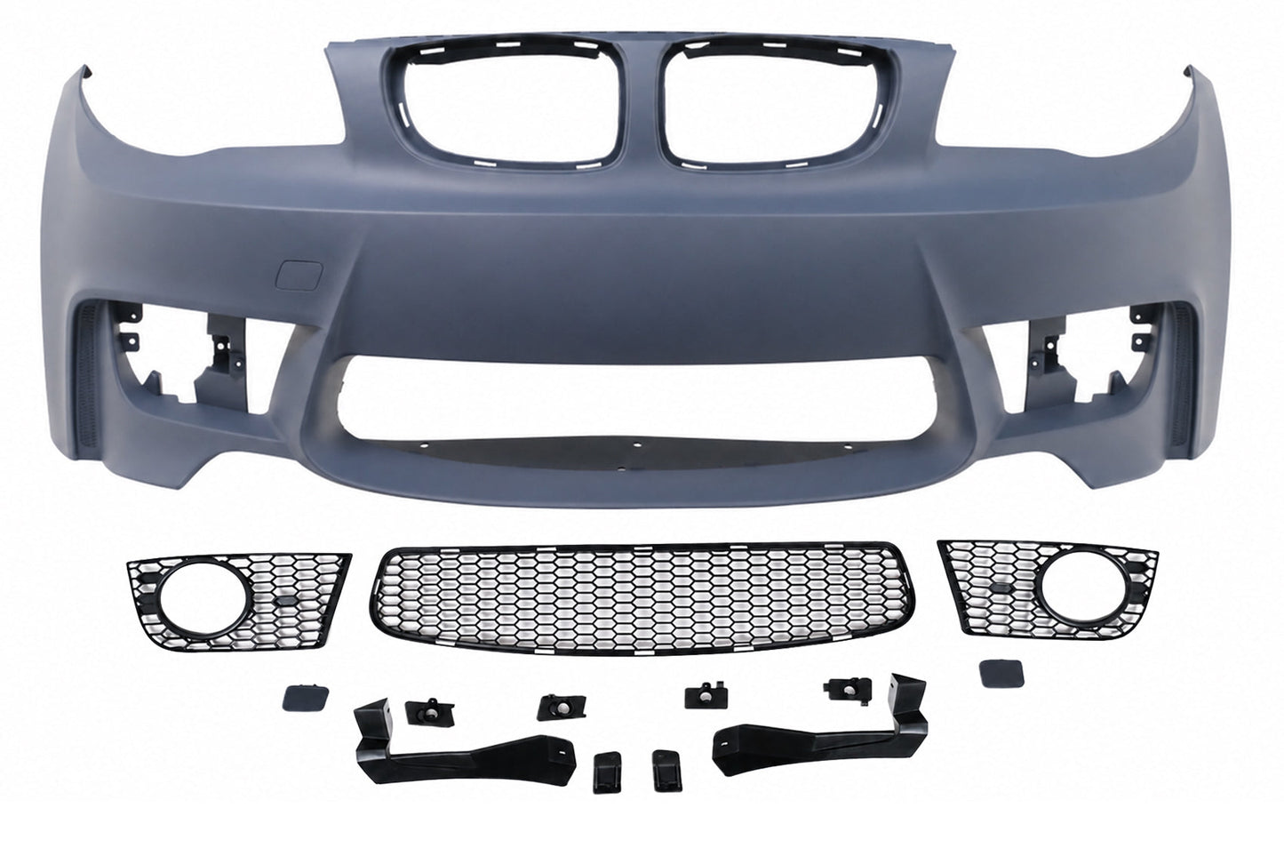 Stoßstange für BMW 1er E81 / E82 E87 / E88 04-11 1M Look mit Unterem Kühlergrill Carpartstuning Austria