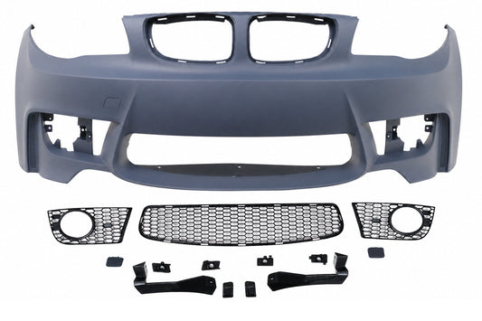 Stoßstange für BMW 1er E81 / E82 E87 / E88 04-11 1M Look mit Unterem Kühlergrill Carpartstuning Austria