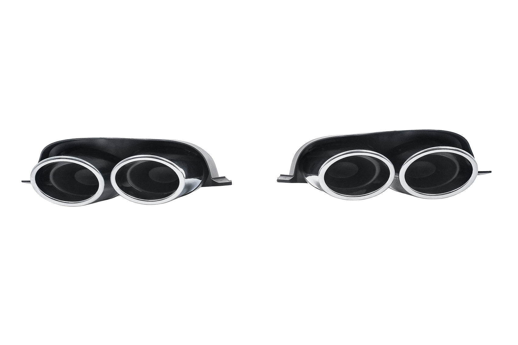 Auspuffblenden-Zierteile für VW Golf 7 7.5 (2012–2020) R-Design Chrom Carpartstuning Austria
