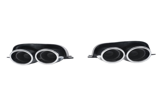 Auspuffblenden-Zierteile für VW Golf 7 7.5 (2012–2020) R-Design Chrom Carpartstuning Austria