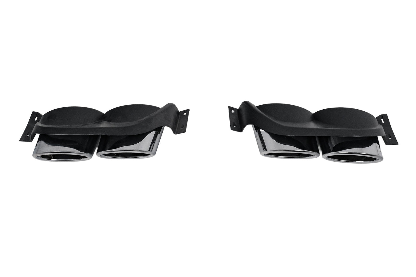 Auspuffblenden-Zierteile für VW Golf 7 7.5 (2012–2020) R-Design Chrom Carpartstuning Austria