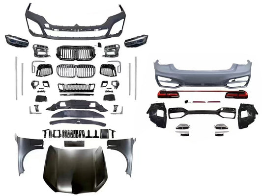 Bodykit Stoßstange für BMW 7er F01 (Baujahr 08–15), Umbau auf G12 Facelift Carpartstuning Austria
