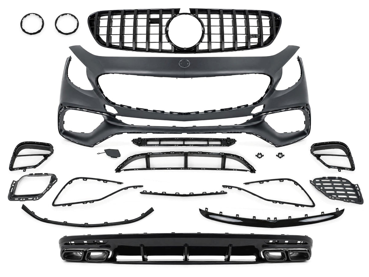 BodyKit für Mercedes S Coupe C217 Sport Line 15-21 Kühlergrill Diffusor Endrohre Carpartstuning Austria