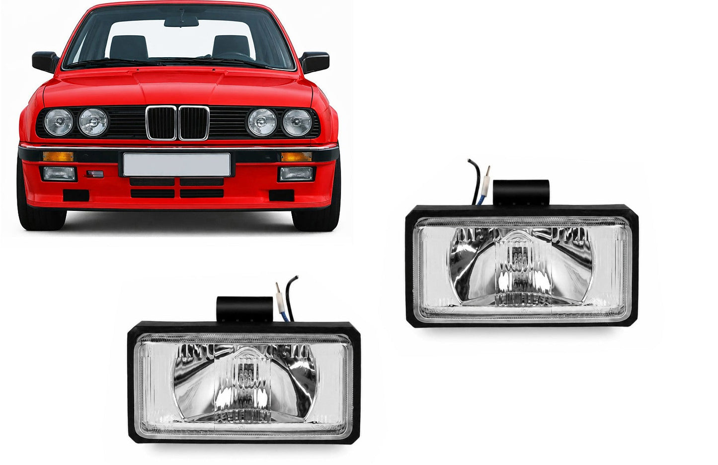 Nebelscheinwerfer Projektoren für BMW 3er E30 1982–1990 Limousine/Cabrio Carpartstuning Austria