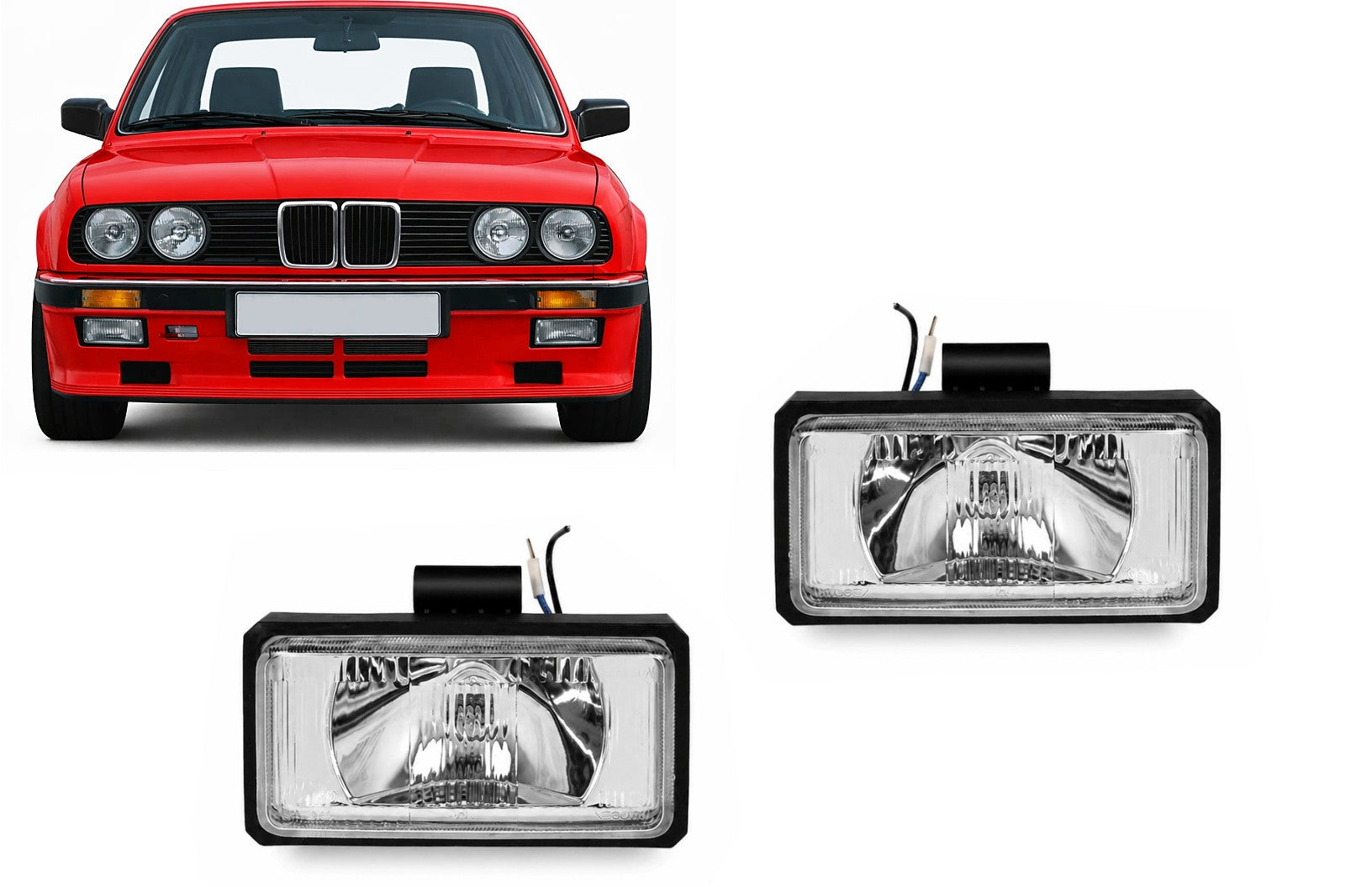 Nebelscheinwerfer Projektoren für BMW 3er E30 1982–1990 Limousine/Cabrio Carpartstuning Austria