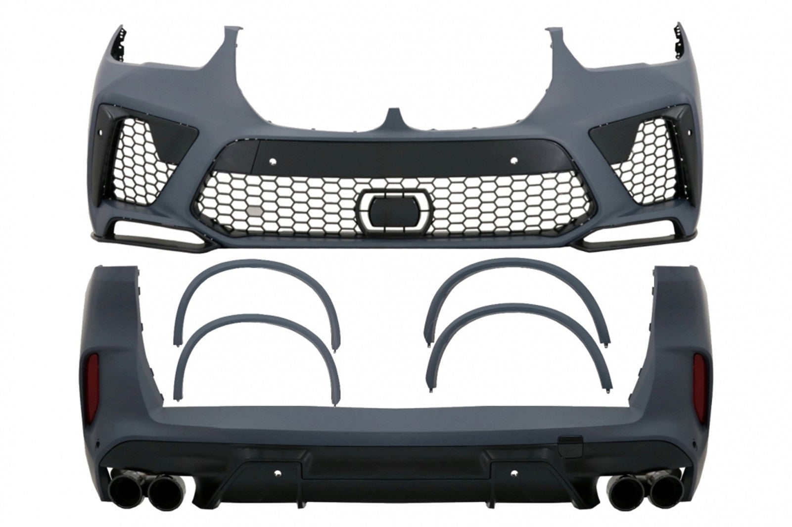 Bodykit für BMW X5 G05 2018-2022 X5M Look Radkästen Auspuff Tipps Carpartstuning Austria