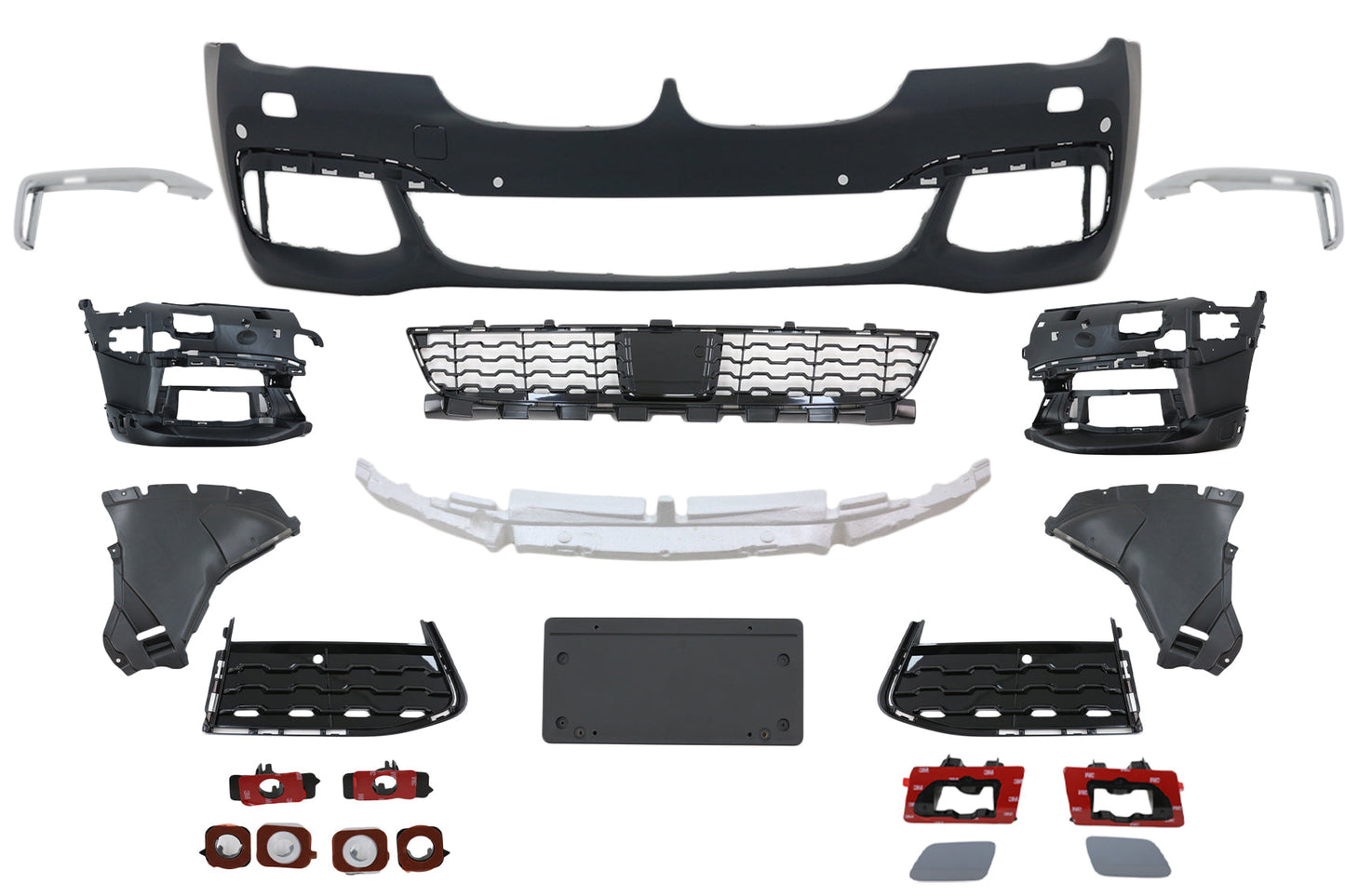Stoßstange für BMW 7er G11 G12 2015–2019 M-Tech Design Sport Unterer Kühlergrill Carpartstuning Austria