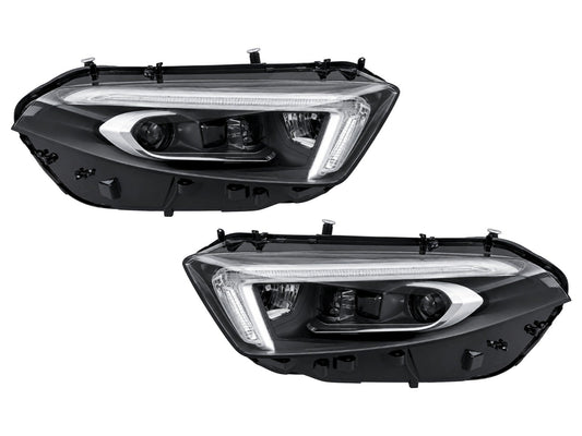 LED Scheinwerfer für Mercedes A-Klasse W177 V177 2018-2022 Umrüstung von Halogen auf LED Carpartstuning Austria