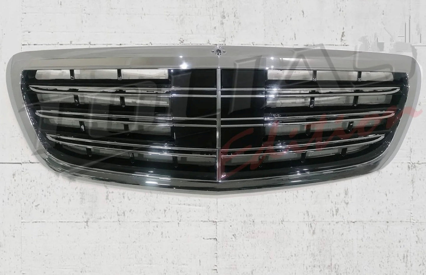 Kühlergrill für Mercedes S-Klasse W222 2014-08.2020 S65 Look Chrom Carpartstuning Austria