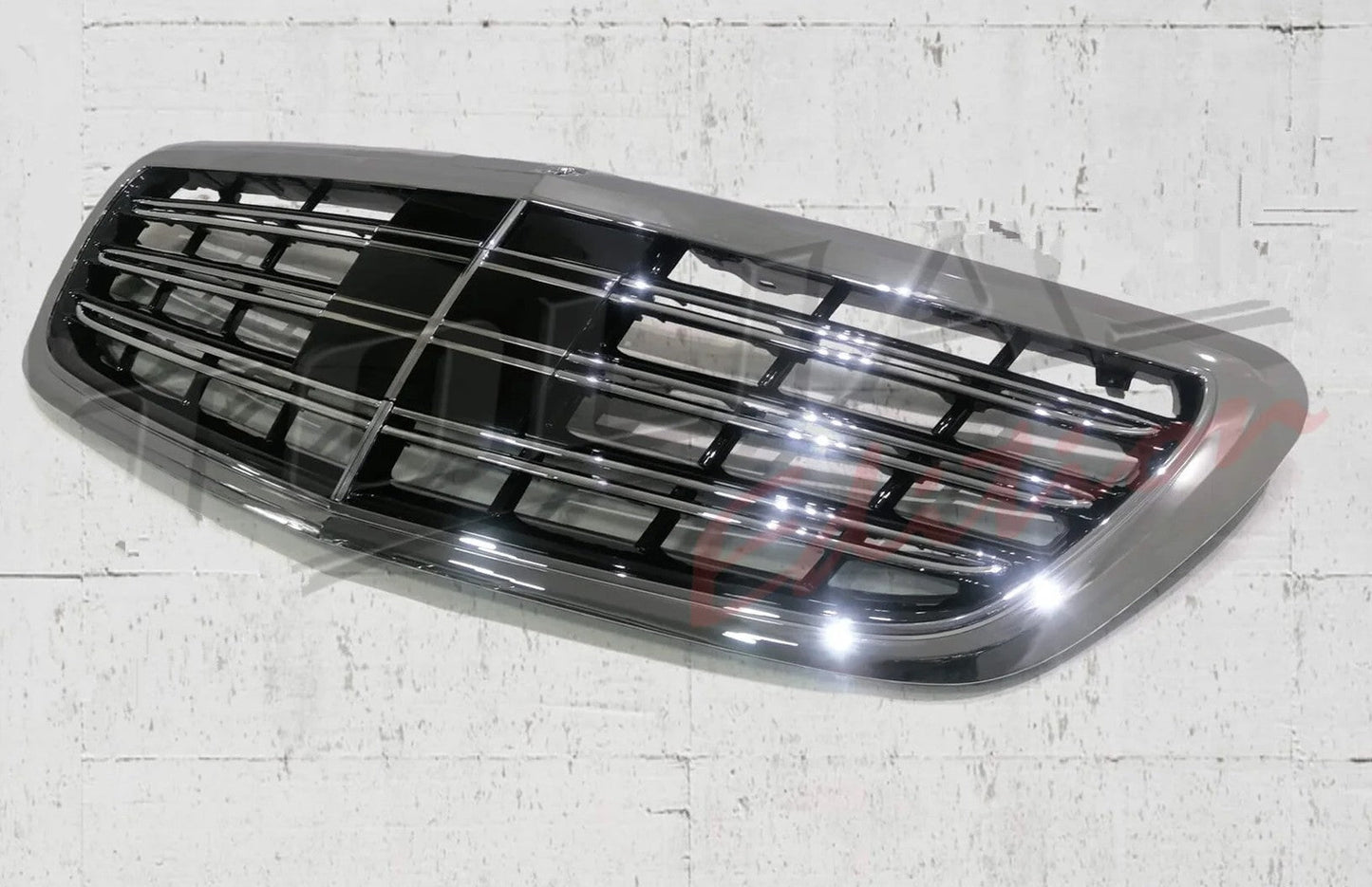 Kühlergrill für Mercedes S-Klasse W222 2014-08.2020 S65 Look Chrom Carpartstuning Austria