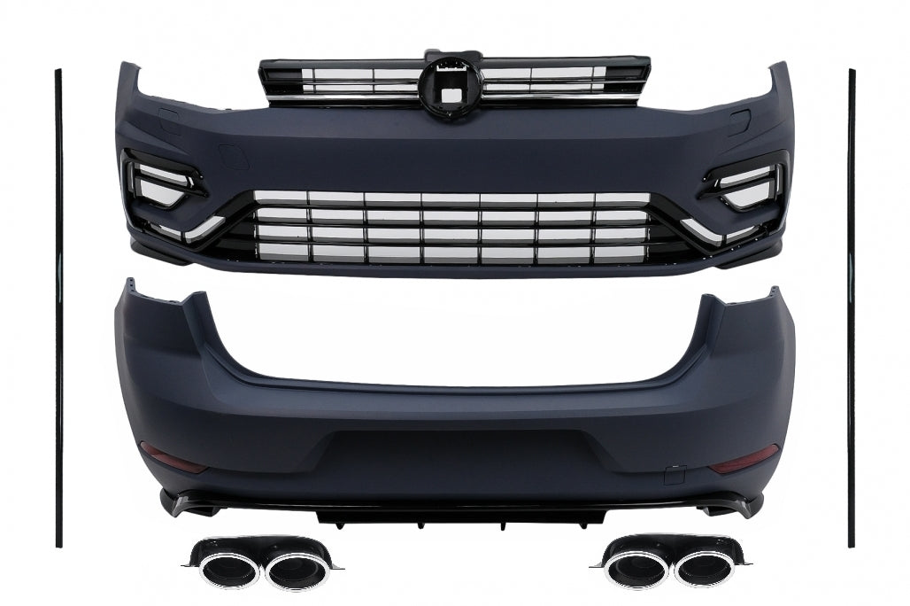 Bodykit für VW Golf 7 VII 2013-2017 7.5 R Design Stoßstange Kühlergrill Seitenschweller Carpartstuning Austria
