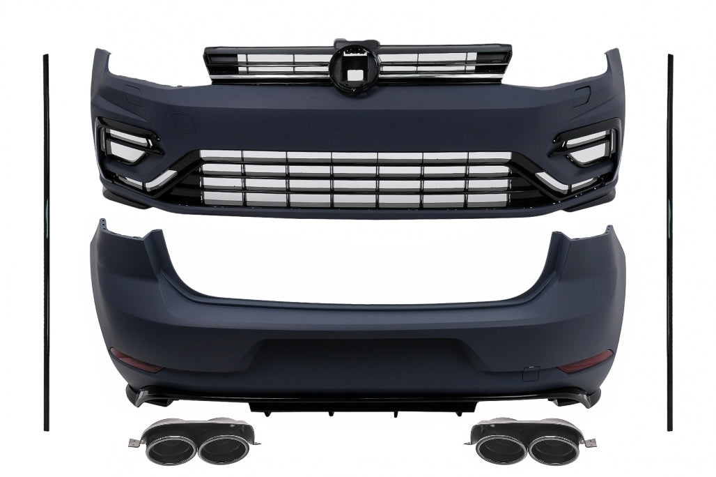 Bodykit für VW Golf 7 VII 2013-2017 7.5 R Design Stoßstange Kühlergrill Seitenschweller Carpartstuning Austria