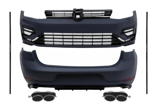 Bodykit für VW Golf 7 VII 2013-2017 7.5 R Design Stoßstange Kühlergrill Seitenschweller Carpartstuning Austria