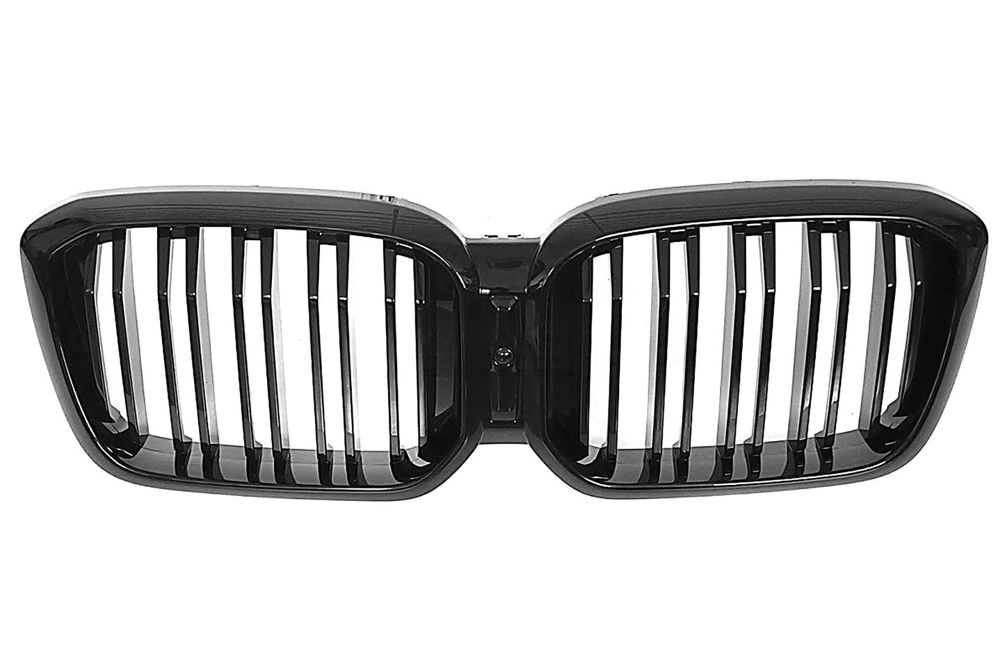 Nieren Kühlergrill für BMW X3 G01 X4 G02 2018-2021 Doppelstreifen Glänzend schwarz Carpartstuning Austria