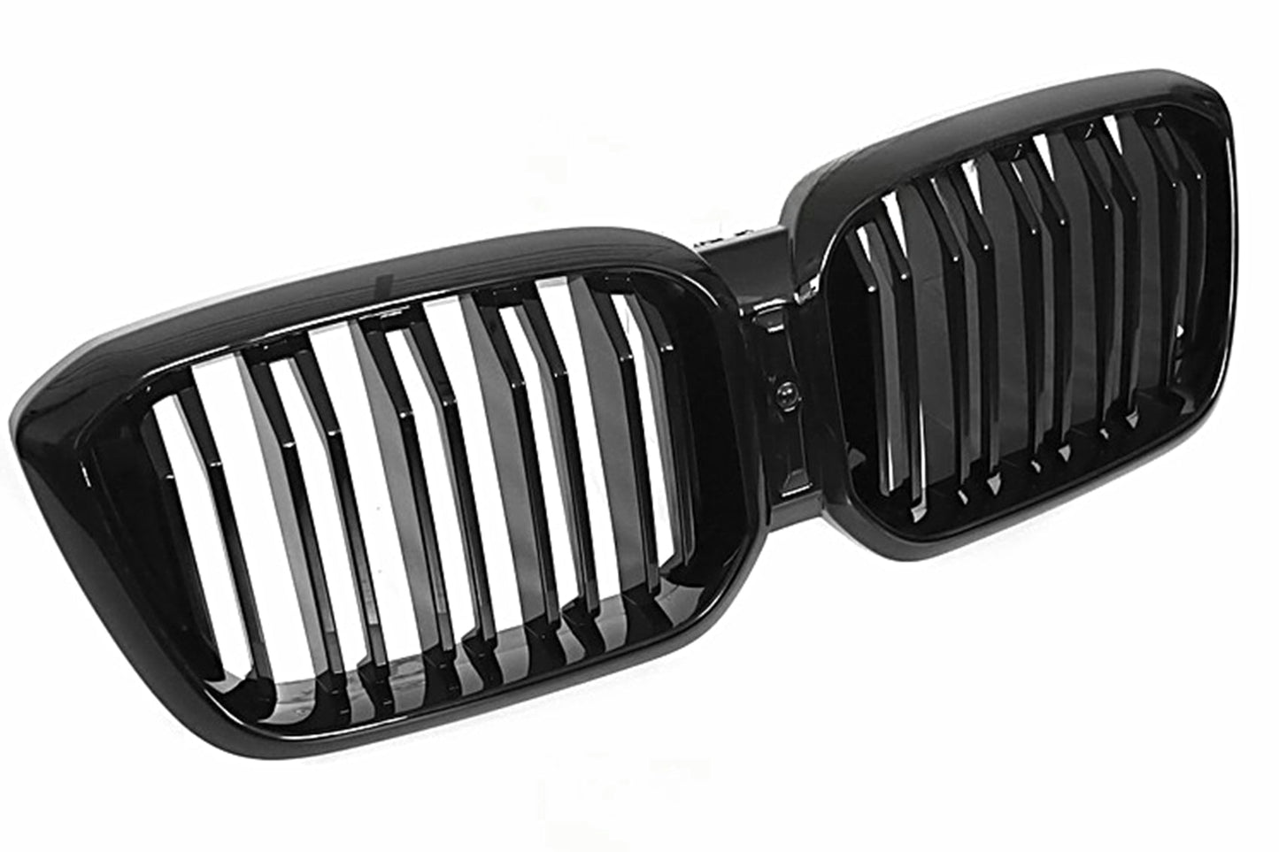 Nieren Kühlergrill für BMW X3 G01 X4 G02 2018-2021 Doppelstreifen Glänzend schwarz Carpartstuning Austria