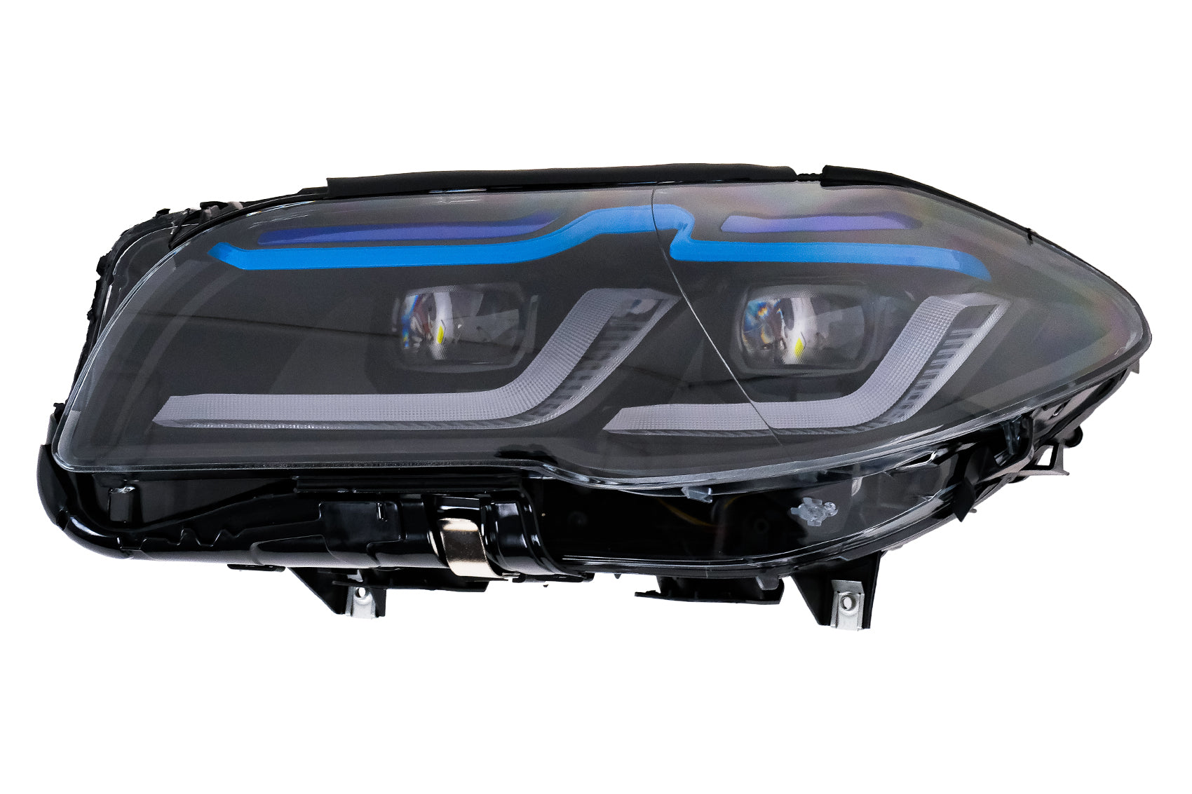 LED-Scheinwerfer für BMW 5er F10 F11 LCI 2015-2017 Xenon Umrüstung auf G30-Design Carpartstuning Austria