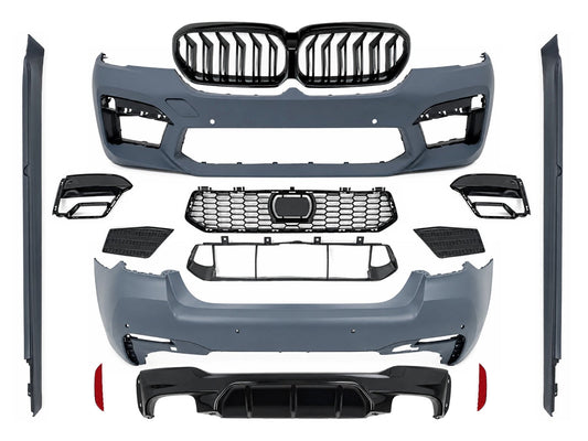 Bodykit für BMW 5er G30 LCI 2020+ M5 Look Gitter Seitenschweller Stoßstange Carpartstuning Austria
