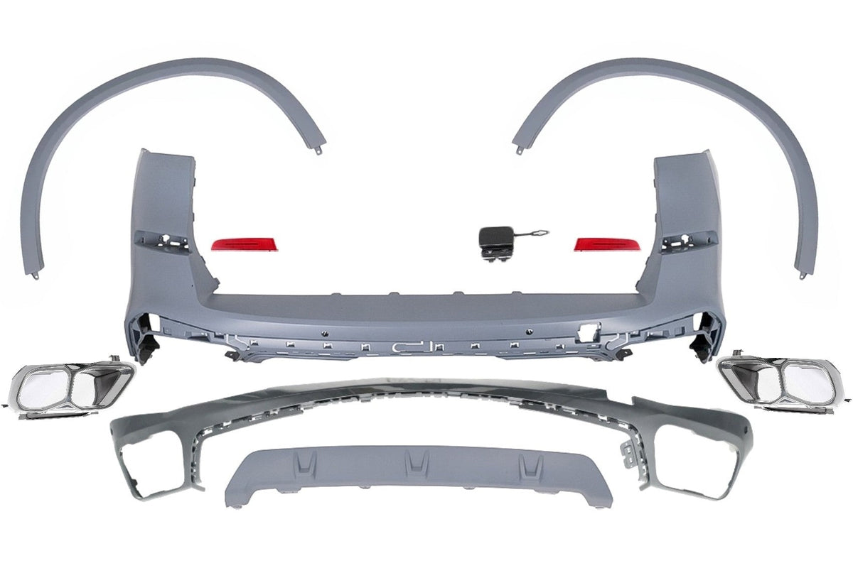 Stoßstangen Endrohre Heckstoßstange für BMW X5 G05 19–22 / LCI 2023- M-Tech Design Carpartstuning Austria
