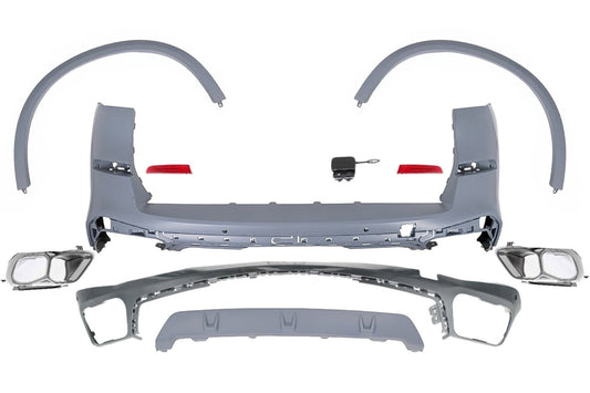 Stoßstangen Endrohre Heckstoßstange für BMW X5 G05 19–22 / LCI 2023- M-Tech Design Carpartstuning Austria