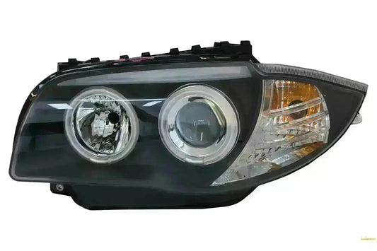 CCFL Angel Eyes Scheinwerfer für BMW 1er E87 E81 E82 E88 2004-2011 Schwarz CarPartsTuning