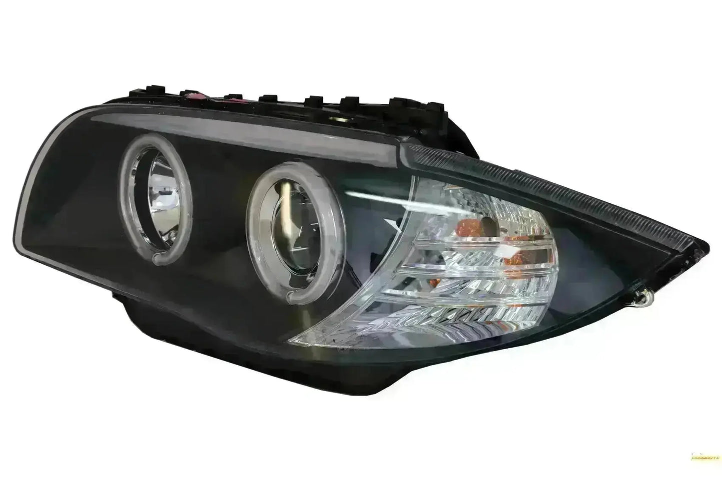 CCFL Angel Eyes Scheinwerfer für BMW 1er E87 E81 E82 E88 2004-2011 Schwarz CarPartsTuning